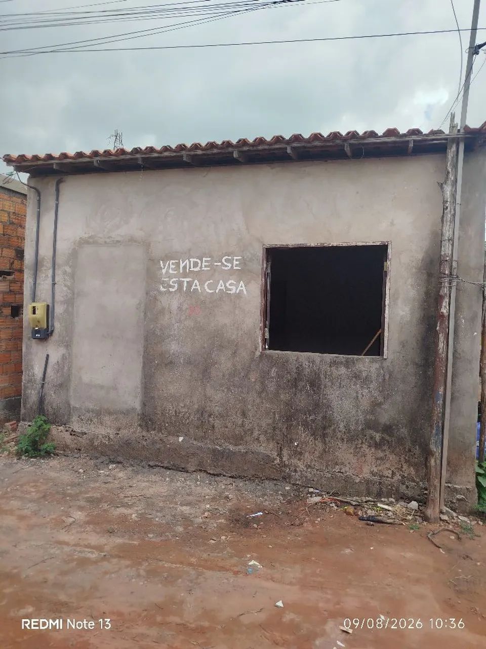 Vendo um terreno e junto com a casa  - Foto 2