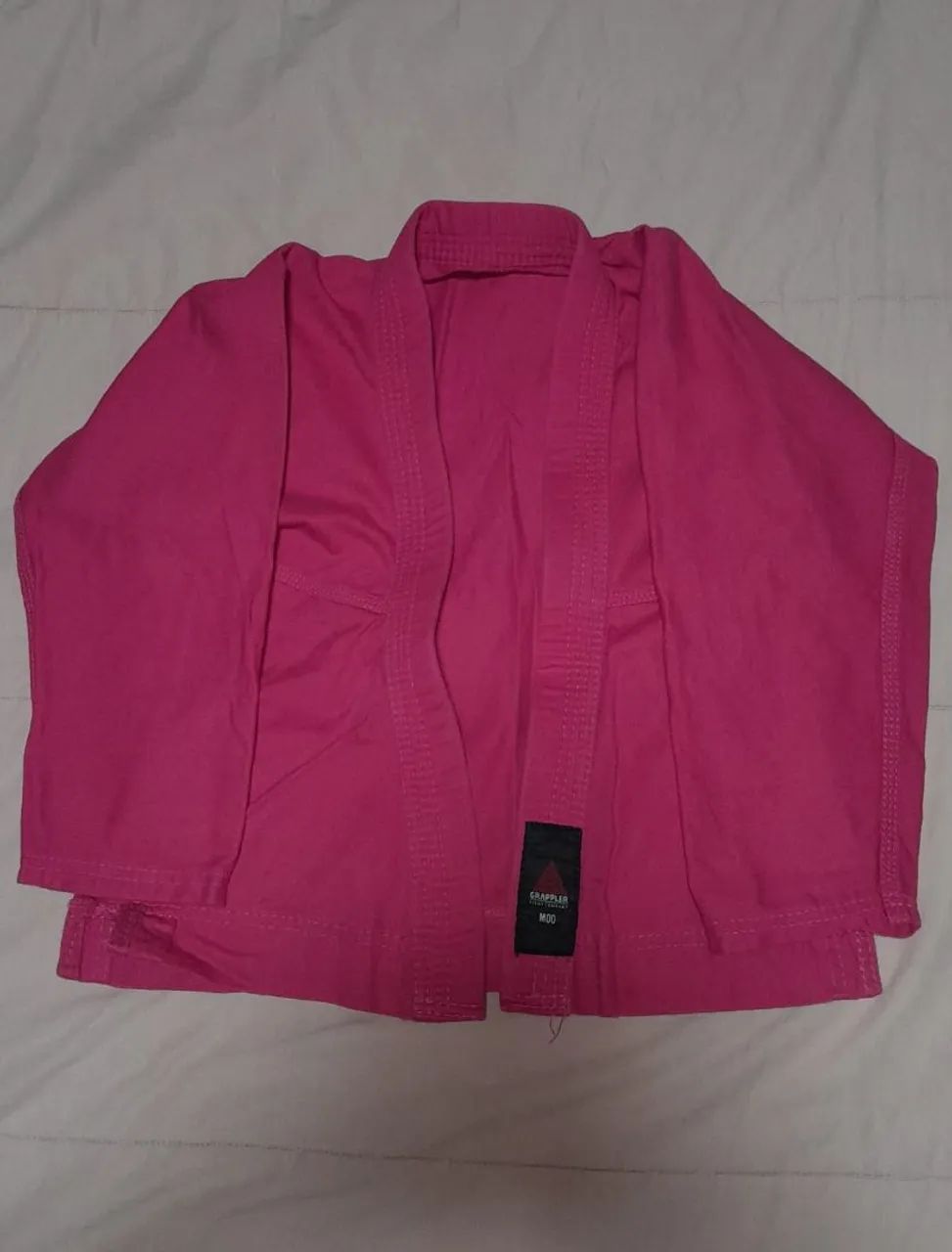 Kimono jiu-jitsu infantil menina rosa - Foto 2