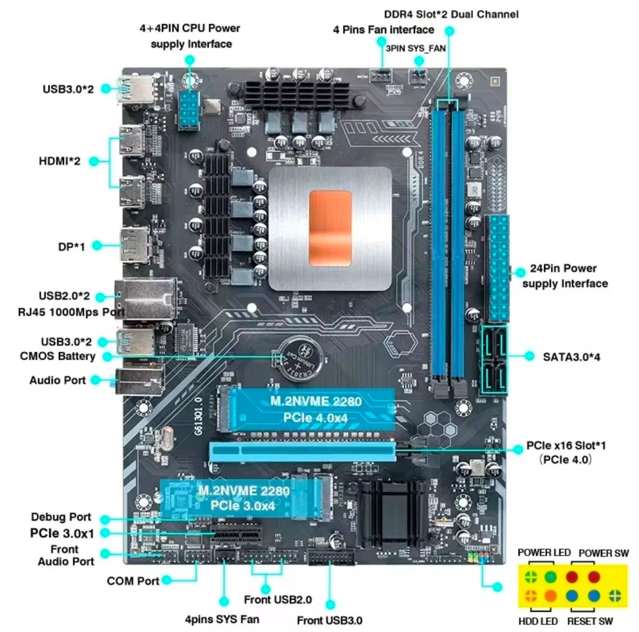 Kit interposer i9 11900h - Peças de Hardware - Jardim das Graças