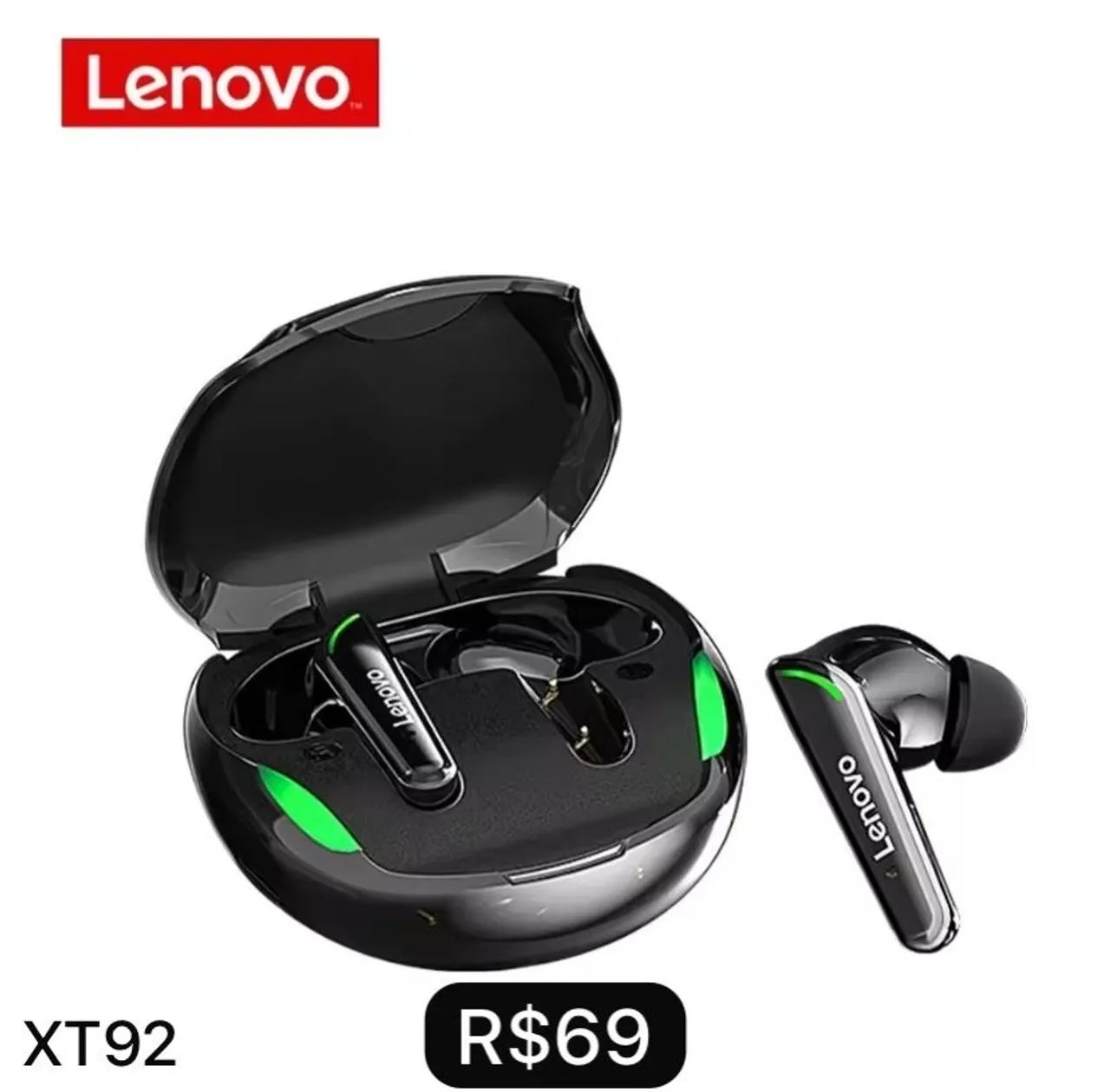 Fone XT92 Bluetooth Lenovo - Produto Novo - Foto 2