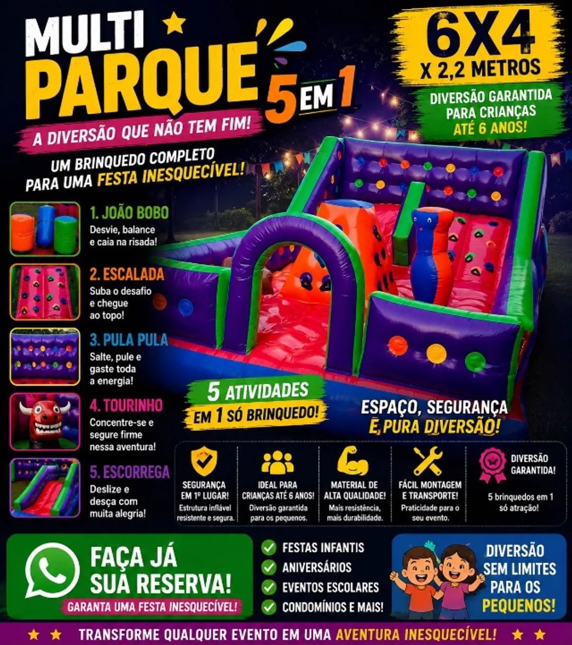 Locação de Brinquedos Infláveis para Festas e Eventos  - Foto 2