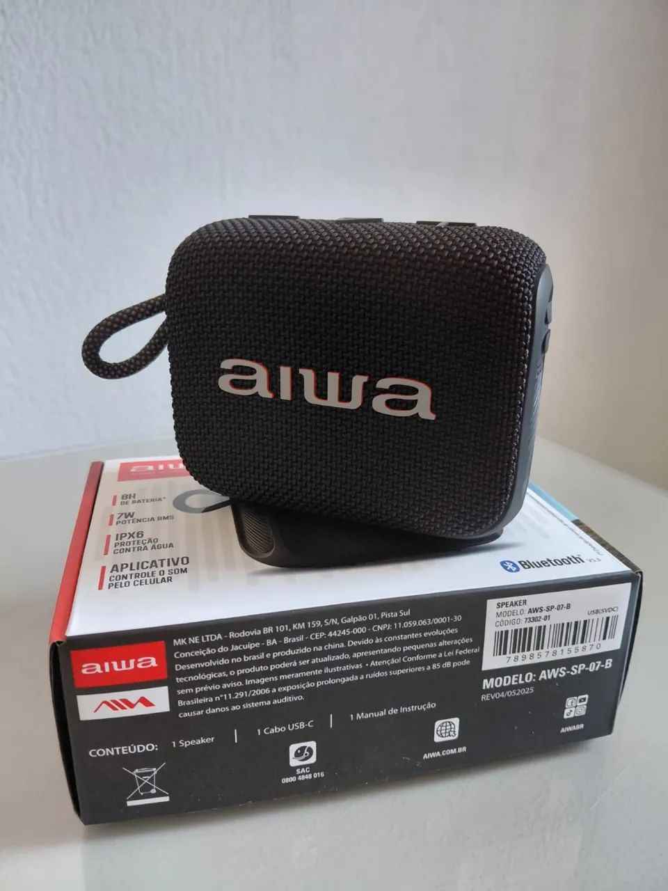 Caixinha de som aiwa nova - Foto 3