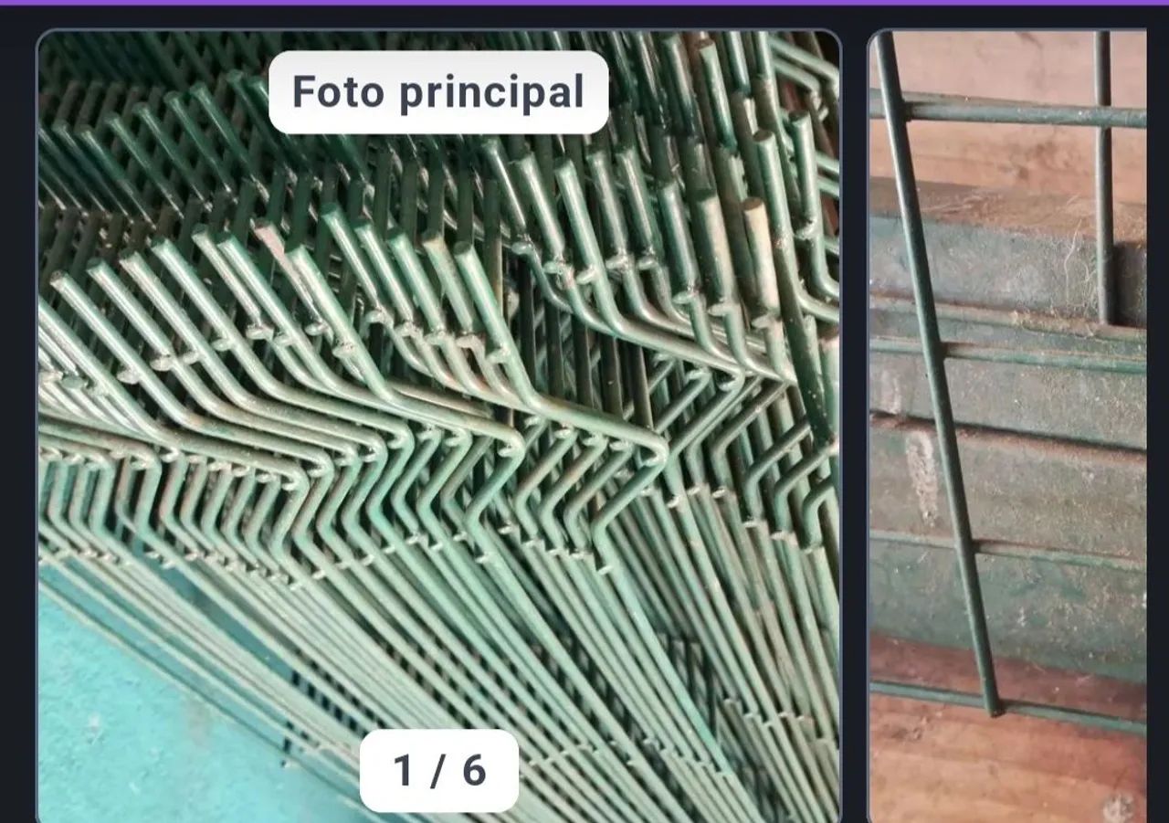 37 Grades,  36 postes e portão reforçado. Tudo novo na embalagem. Desconto à vista.  - Foto 3