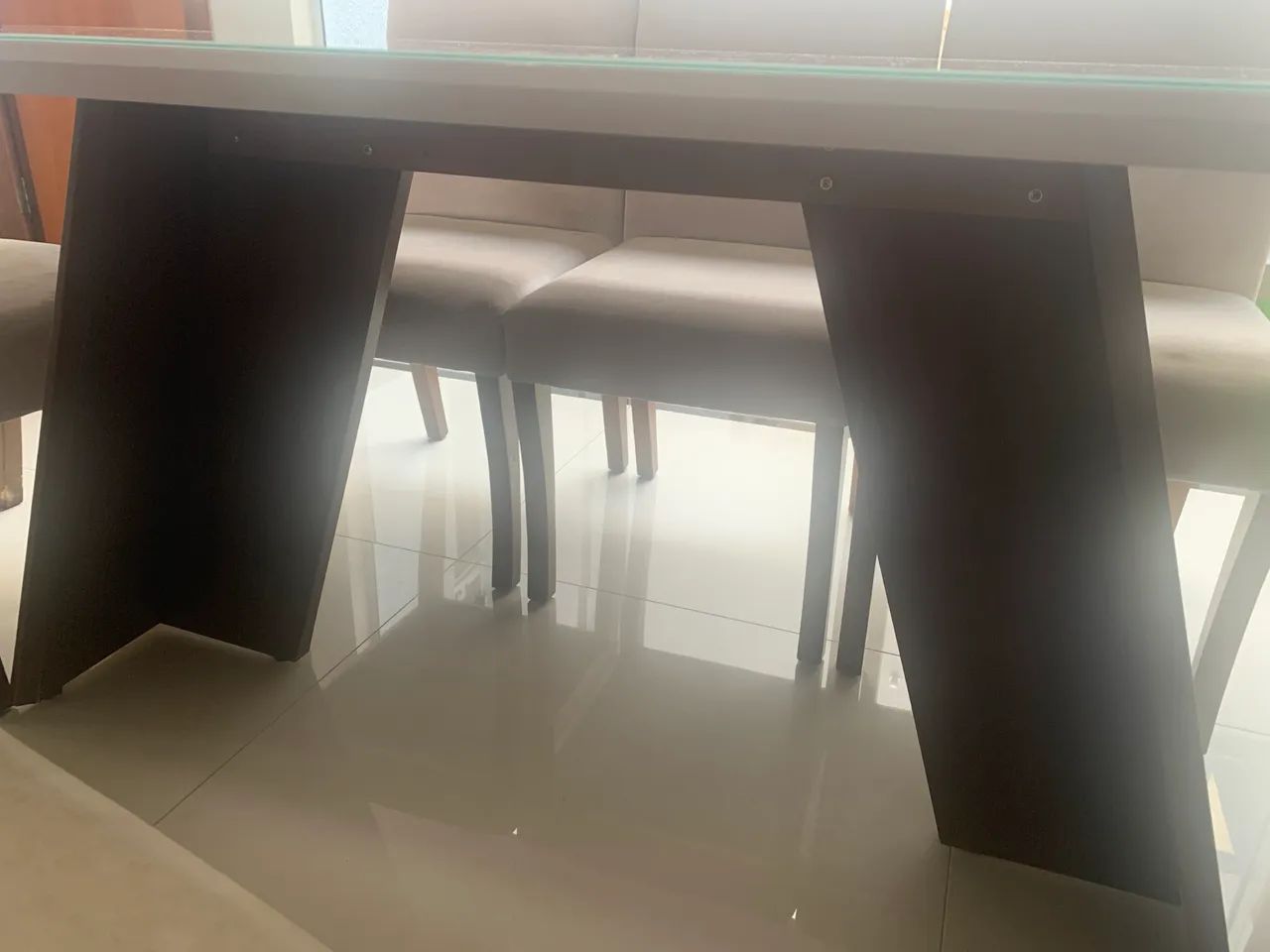 Mesa retangular de 8 cadeiras - Foto 2