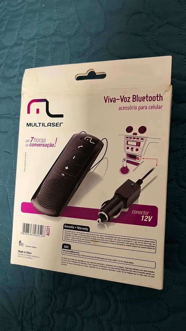 Viva-Voz Bluetooth Multilaser - Acessório para celular - Foto 2