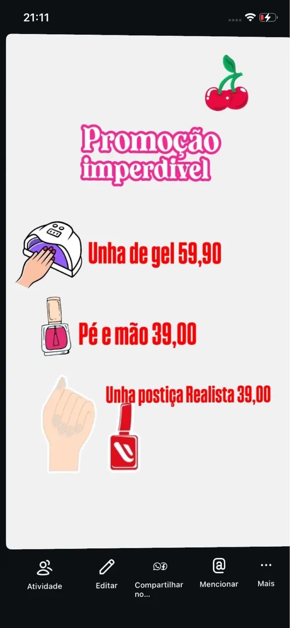 Manicure unha de gel unhas comum  - Foto 3