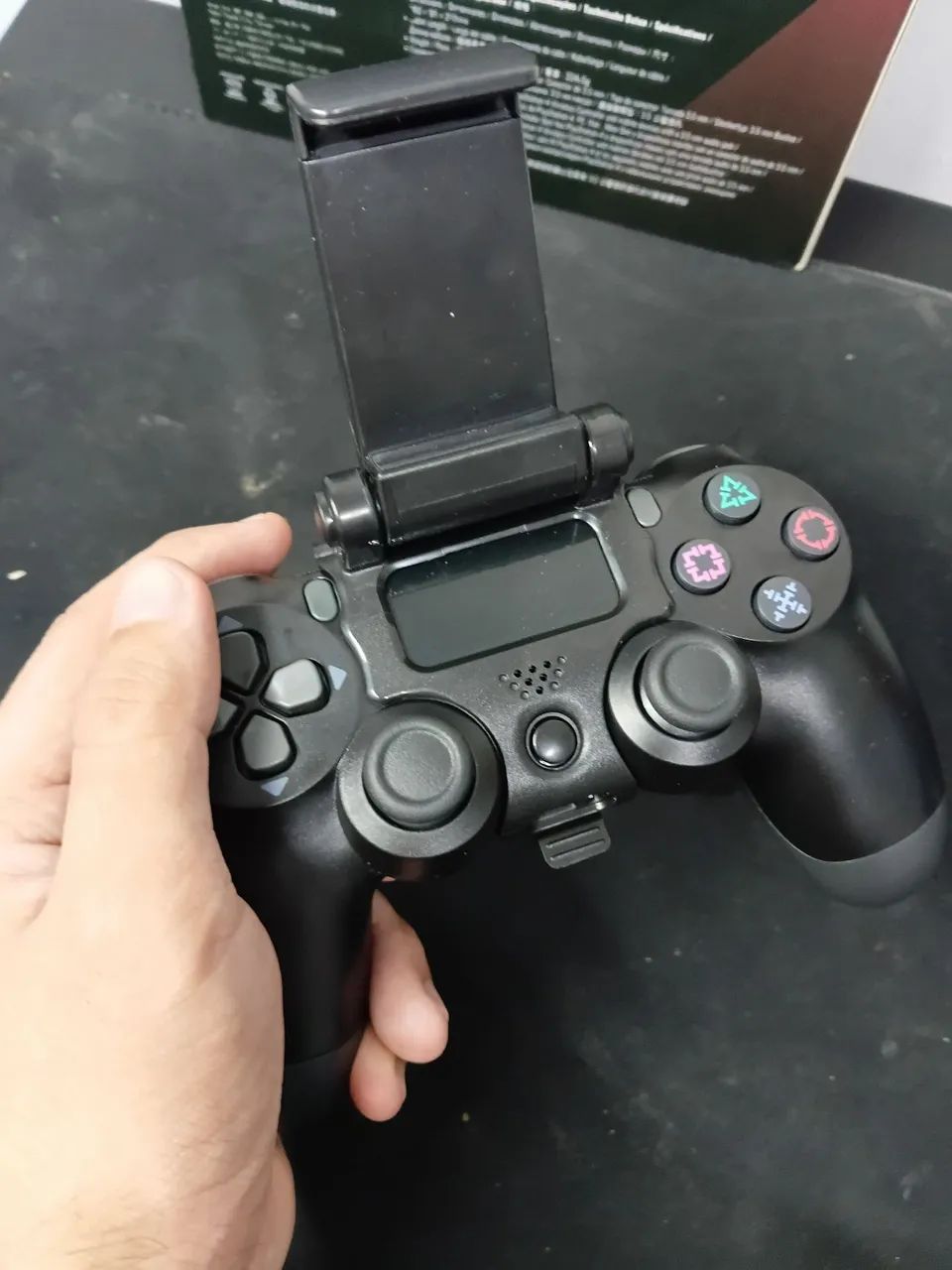Controle PS4 com Suporte para Celular 