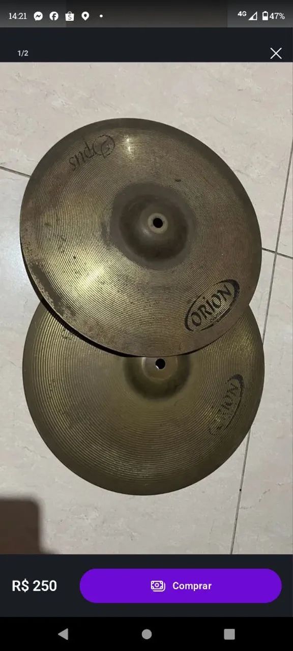 Chimbal de bateria Orion 