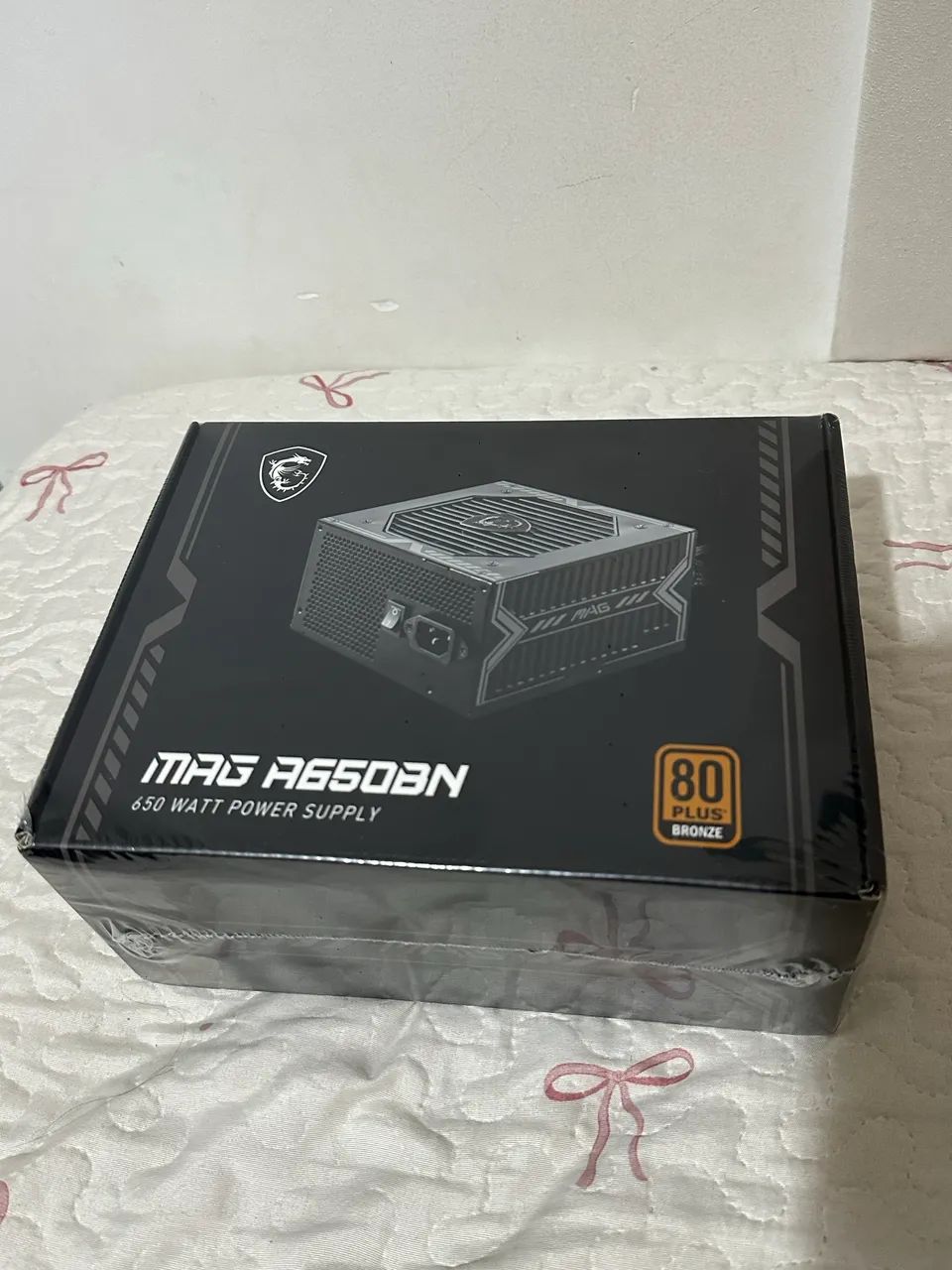 Fonte MSI MAG A650BN 650W 80 Plus Bronze - Nova/Lacrada - Foto 2