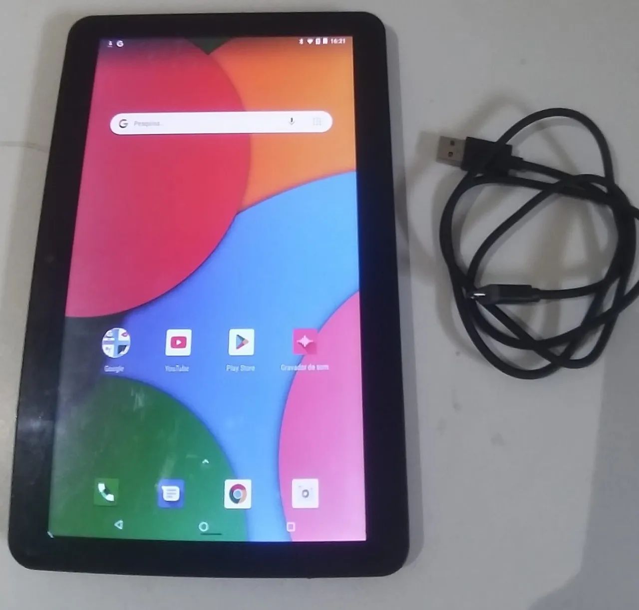 Tablet t2040 Grandão + cabo 