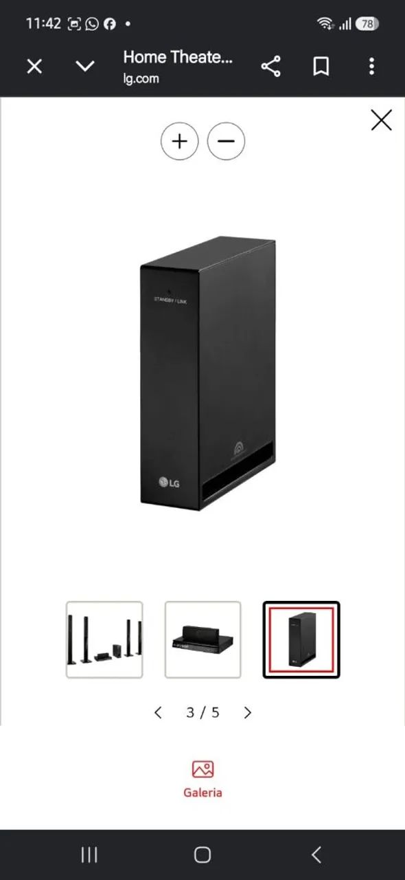Home theater LG LHB655 - Foto 3