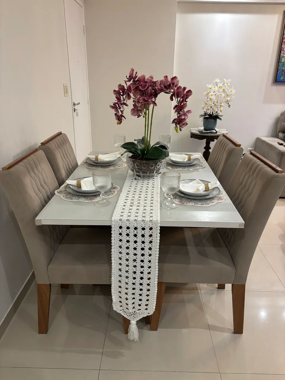 Mesa com 4 cadeiras