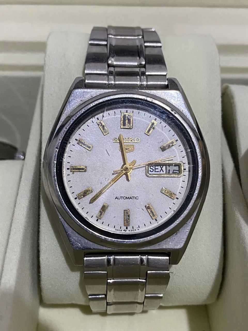 Relógio Seiko 5 Automático Original - Vintage - Foto 3