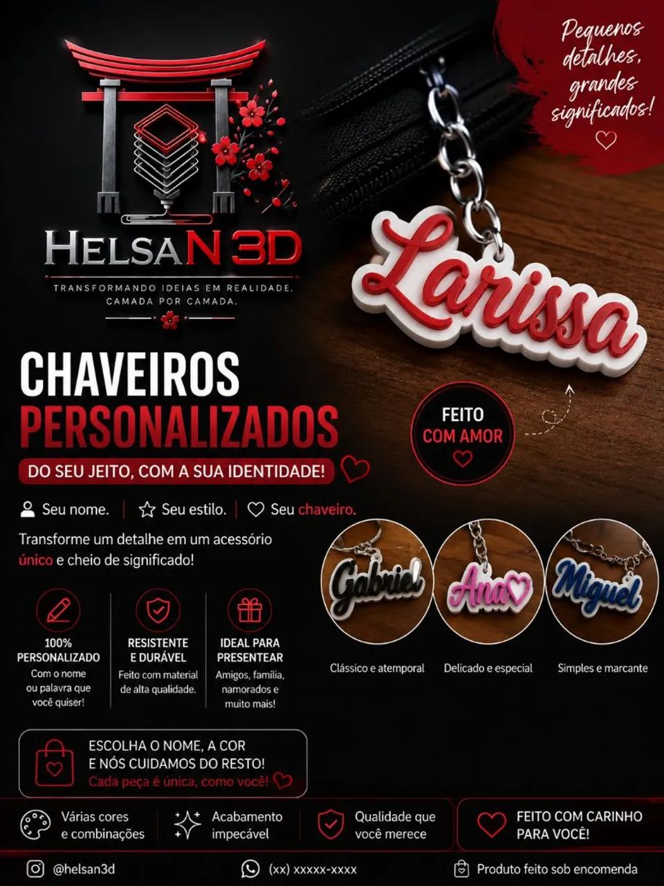 Chaveiro Personalizado 