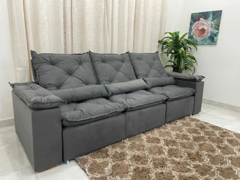 Sofá Retrátil luxo 2.70 largura novo lacrado 