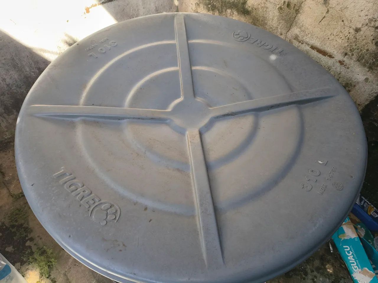 Caixa D'água 310L Com Tampa - Ótimo Estado  - Foto 3