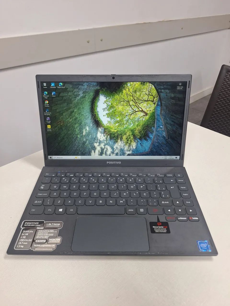 Notebook positivo motion gray Q464C