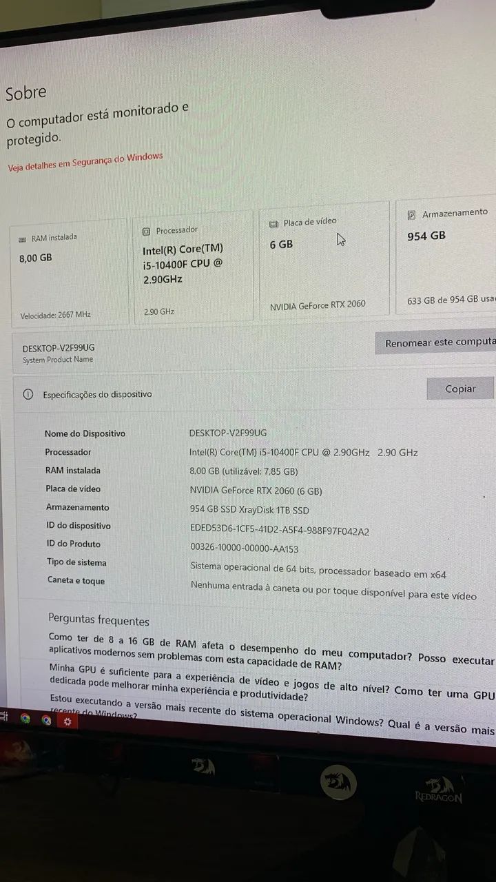 PC Gamer Asus  - Foto 3