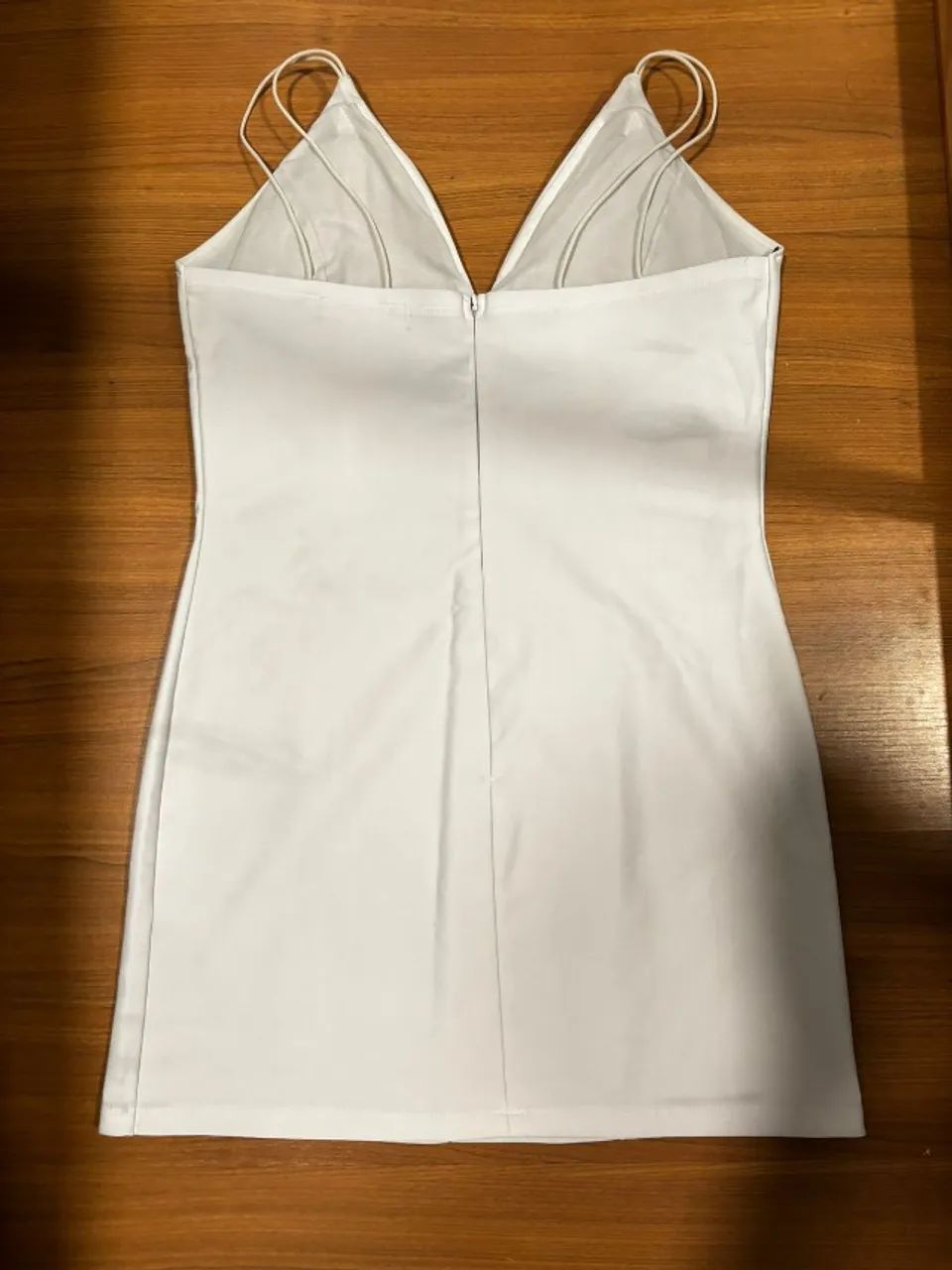 strapless open back dress Novela Mini Dress White
