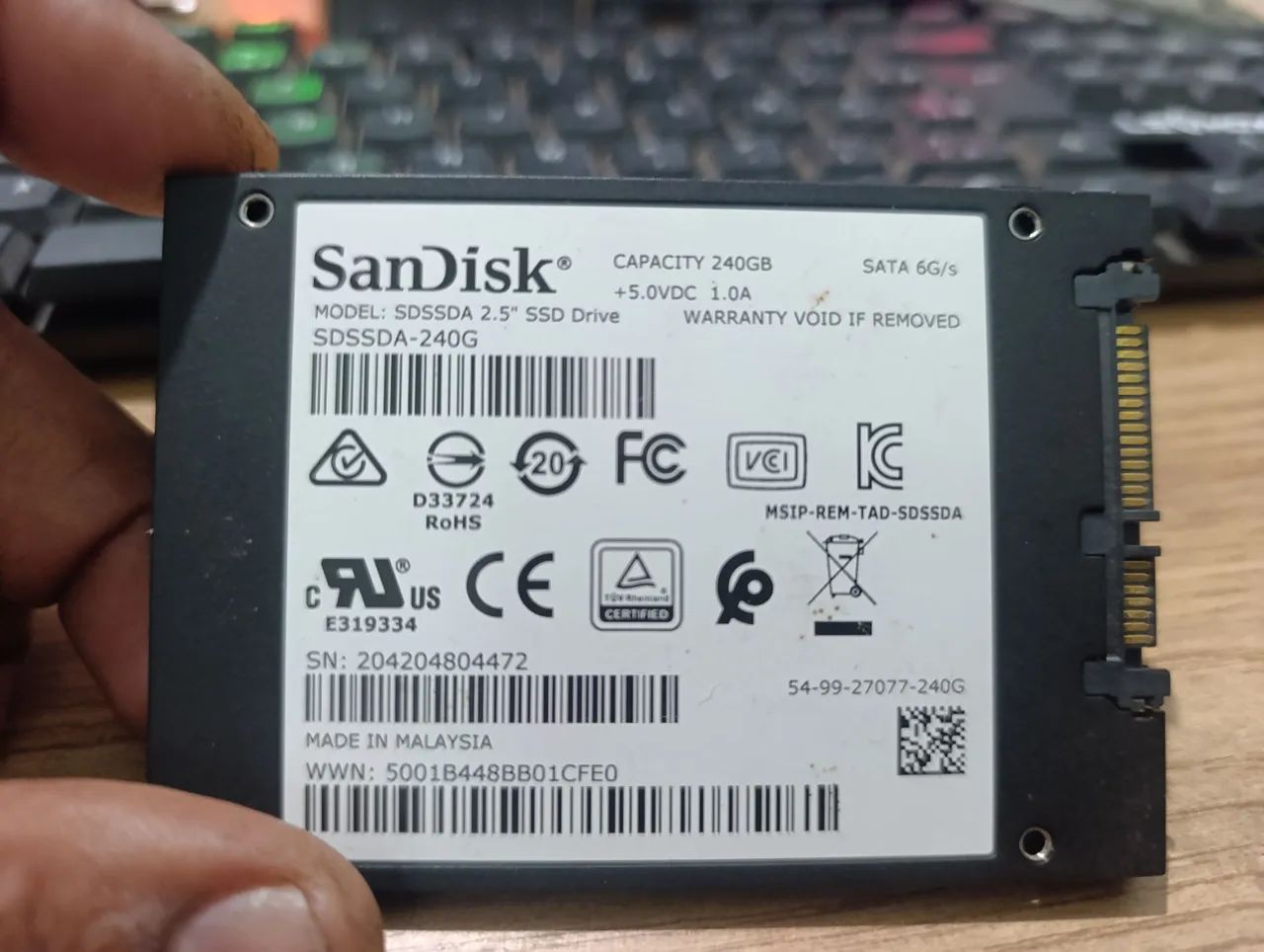 SSD SANDISK 240GB