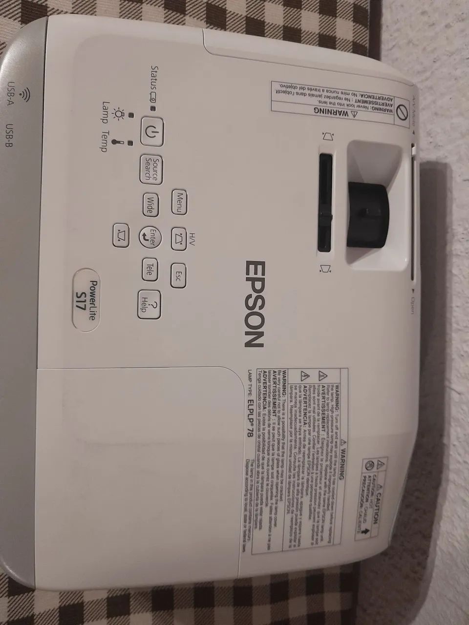 Projetor Epson zerado 