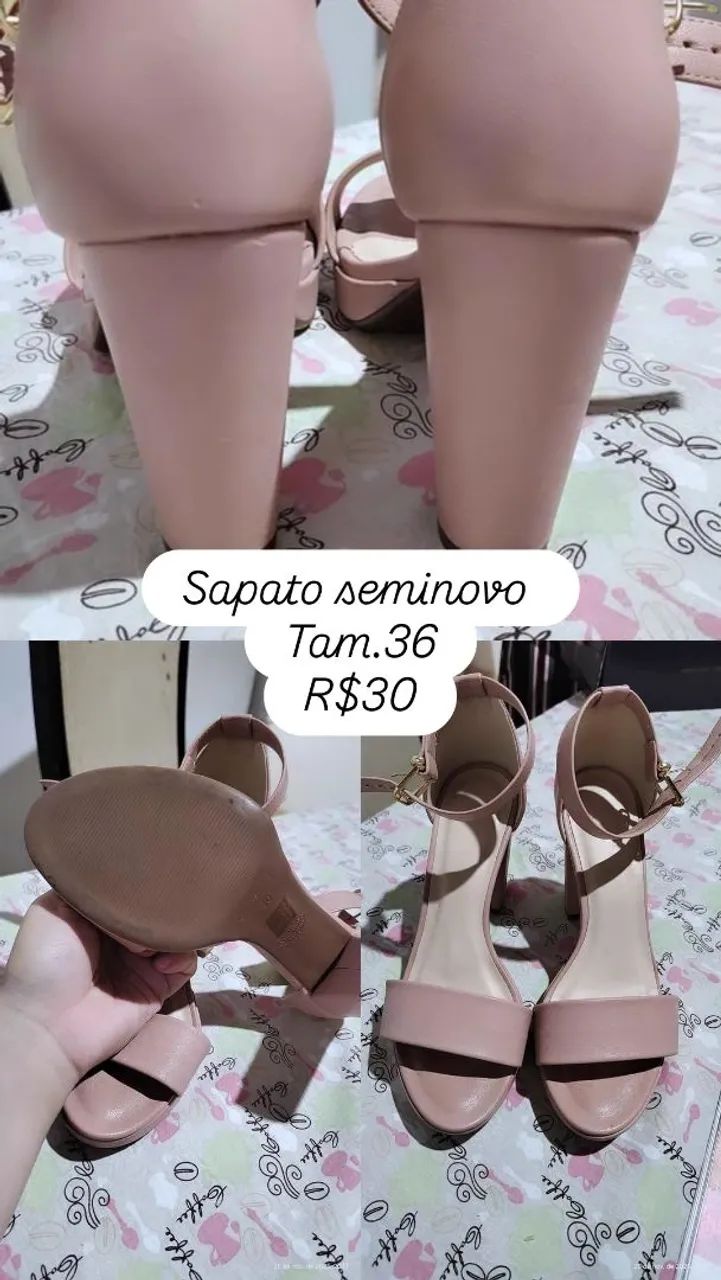 Sapato Feminino Seminovo  - Foto 4