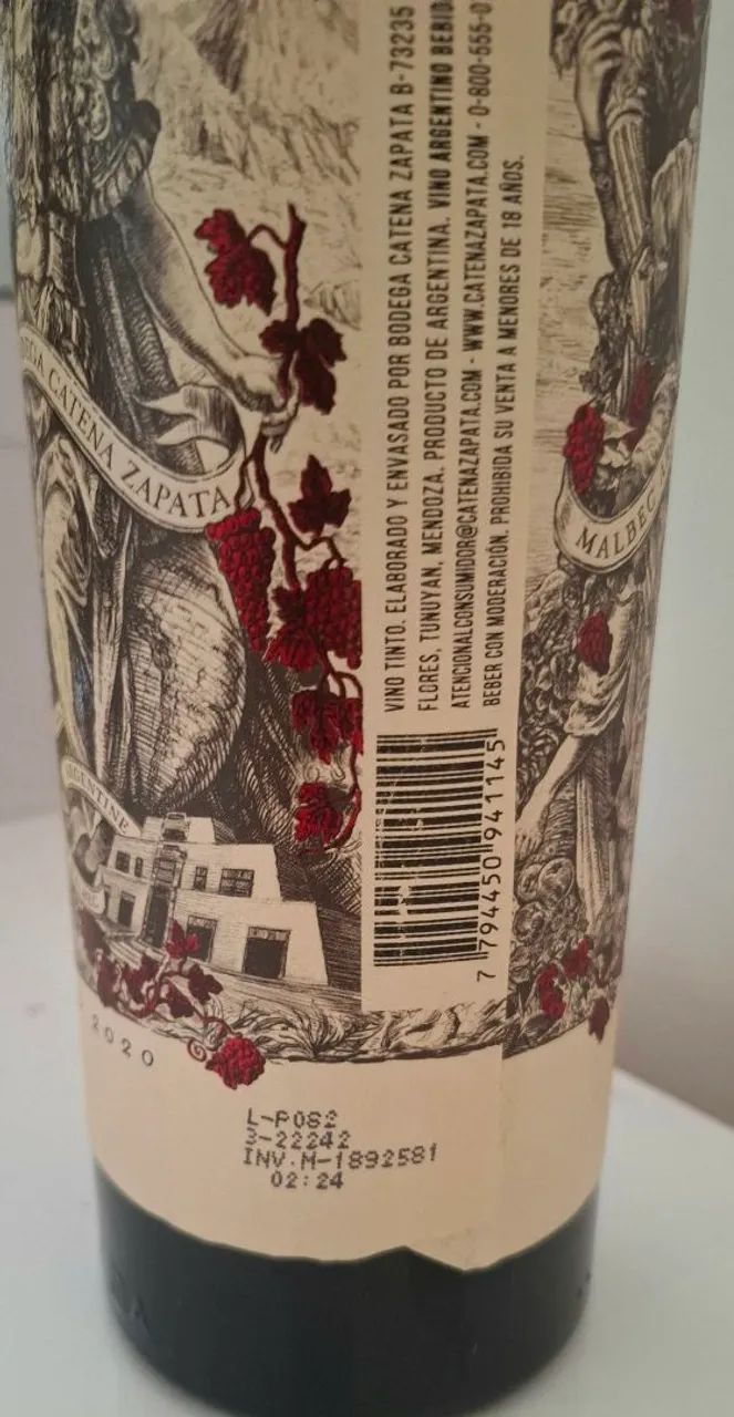 Vinho Catena Zapata Malbec Argentino - Foto 3
