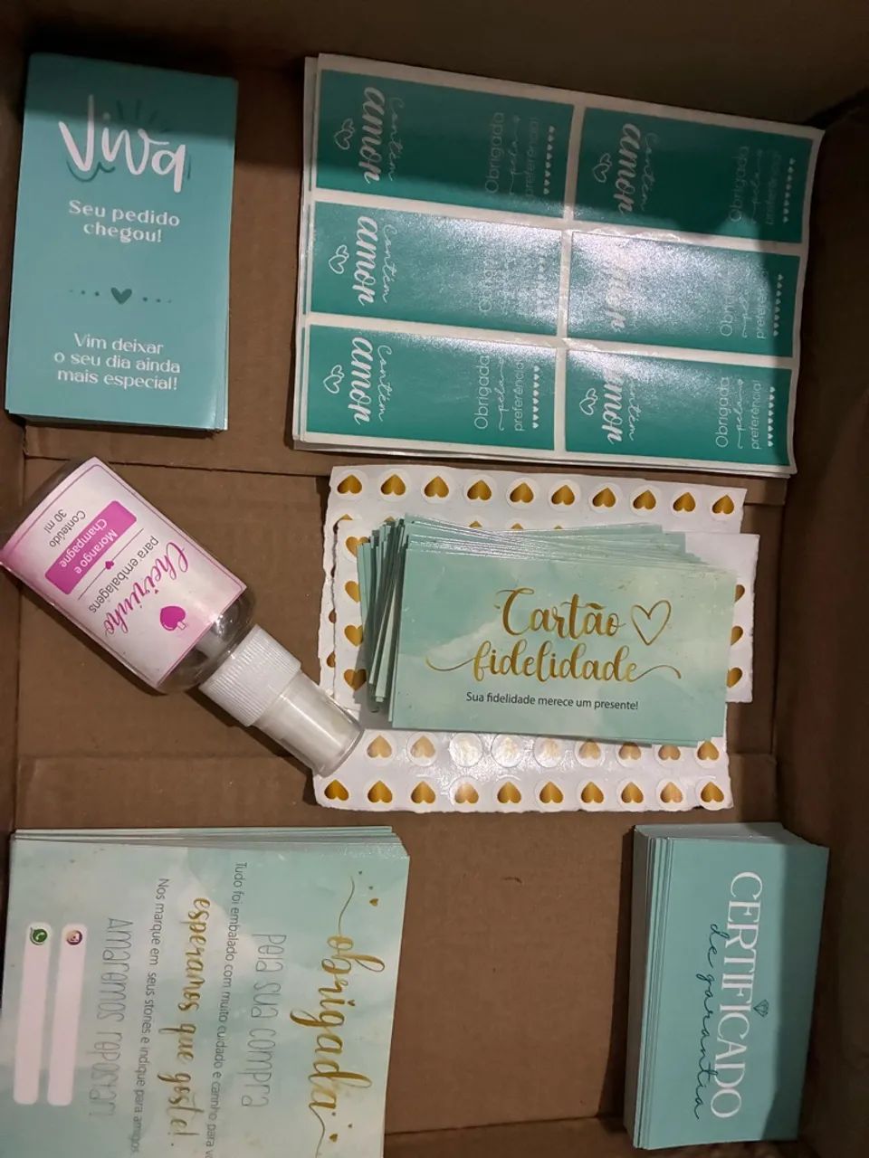 Kit empreendedor cartões 