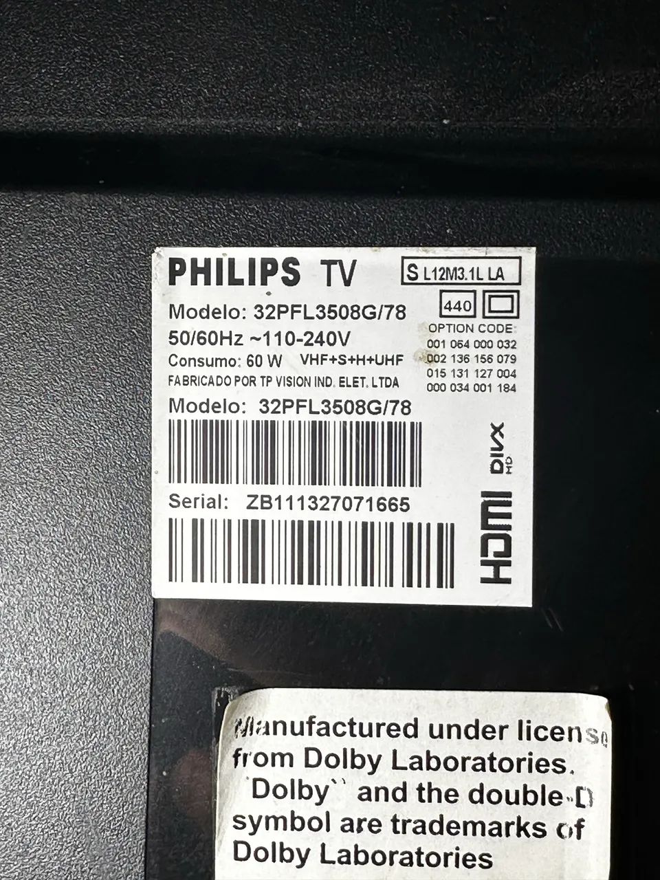 TV Philips 32 Polegadas HD - Foto 2