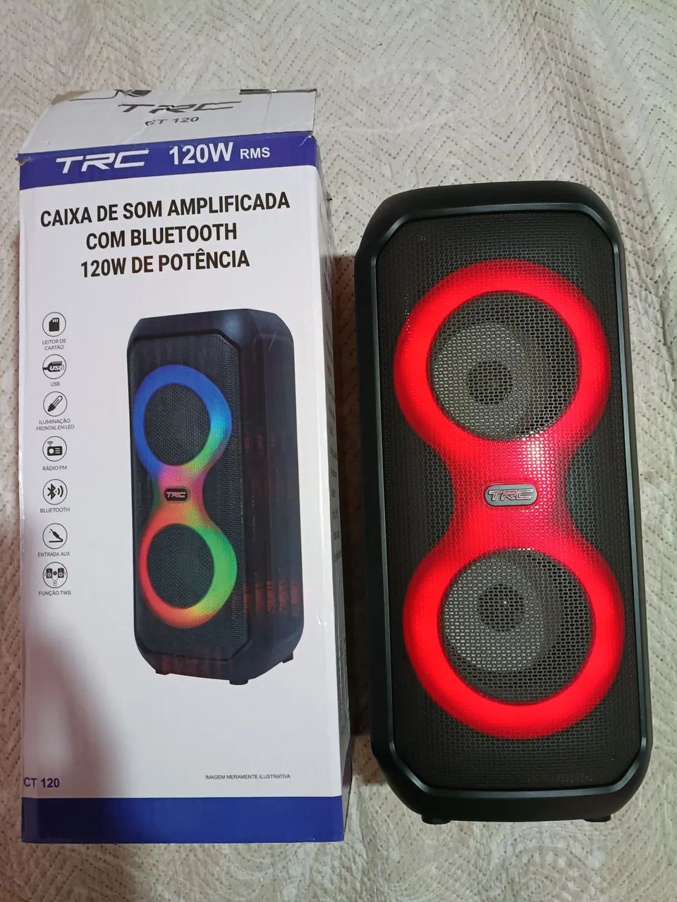 Caixa de som amplificada 