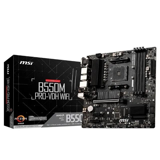 Kit Ryzen 5 5600gt Placa mãe B550M 16gb 3600 mt/s - Processadores