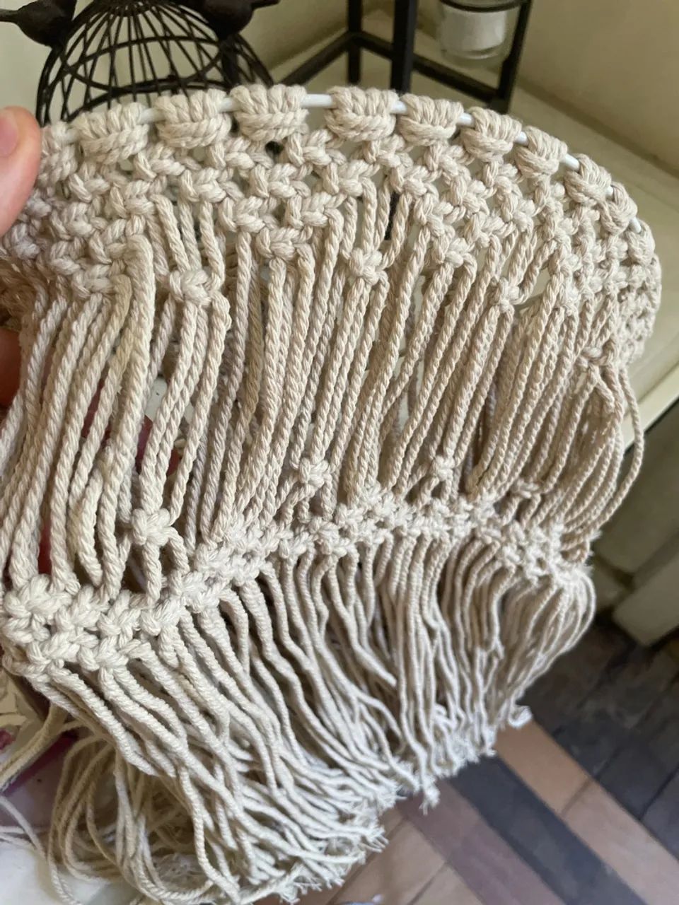 Luminária de macrame - Foto 2