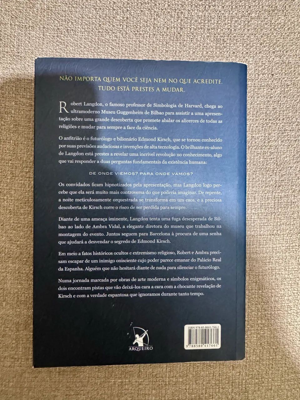 Livro Origem Dan Brown  - Foto 2