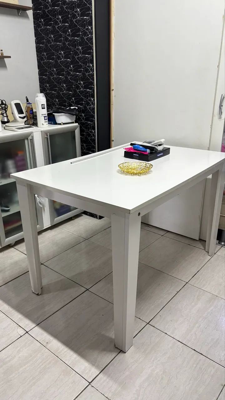 Mesa branca  - Foto 2