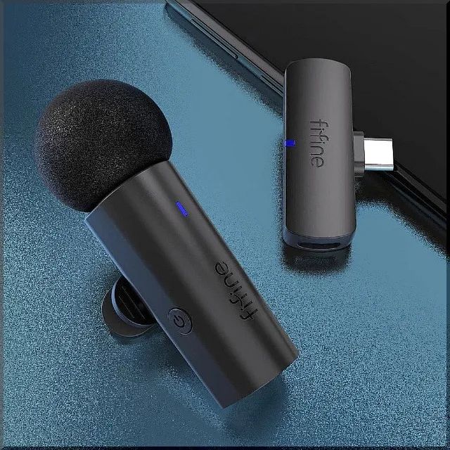 Microfone de Lapela Sem Fio Fifine M6 para Celular Android 2.4g Lacrado