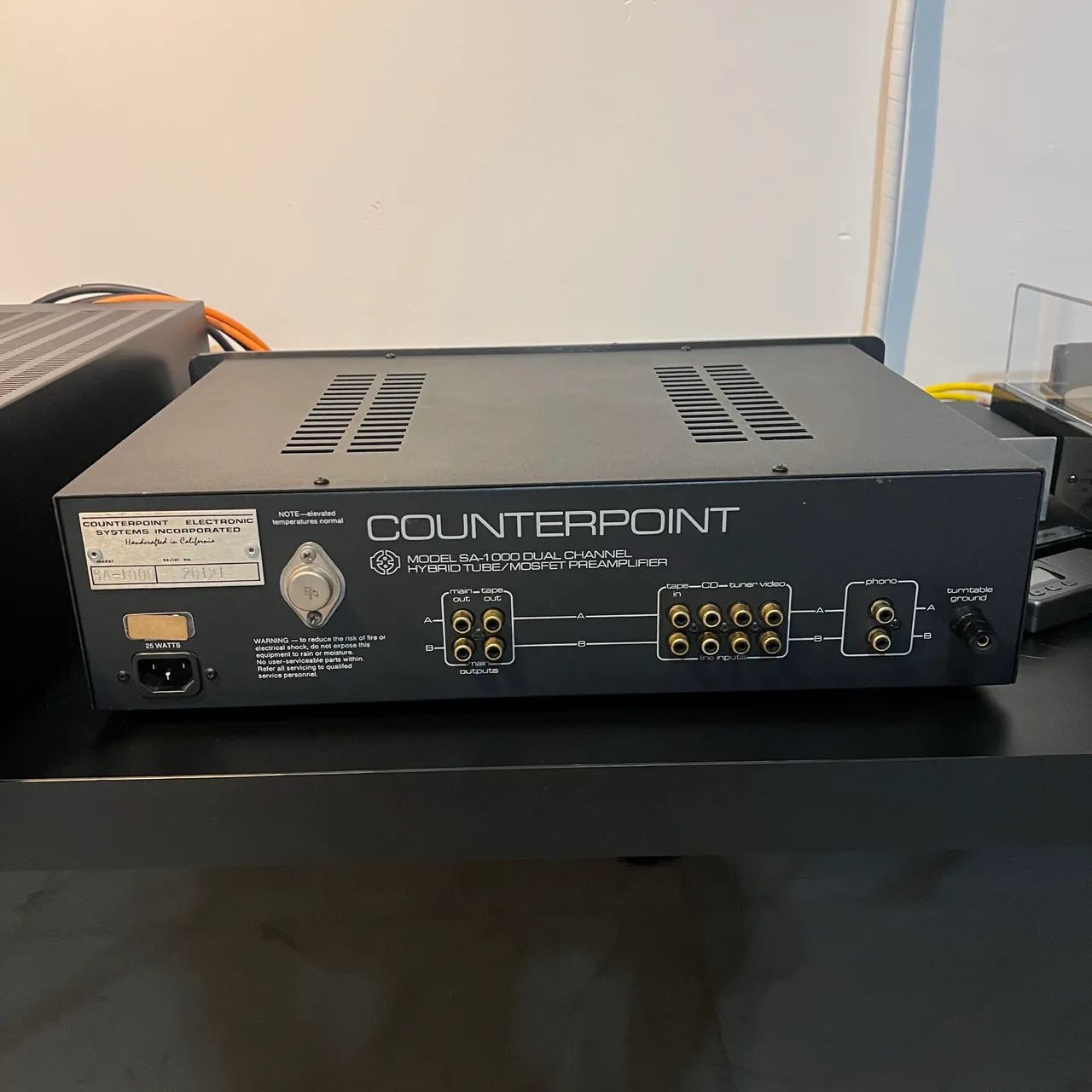 Pre amplificador valvulado Counterpoint SA-1000 - Foto 2