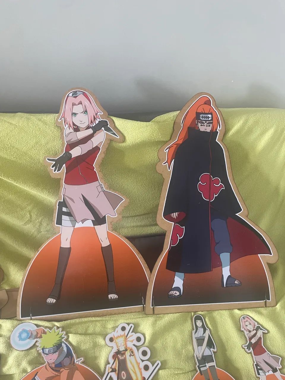 Decoração Aniversário Naruto em MDF