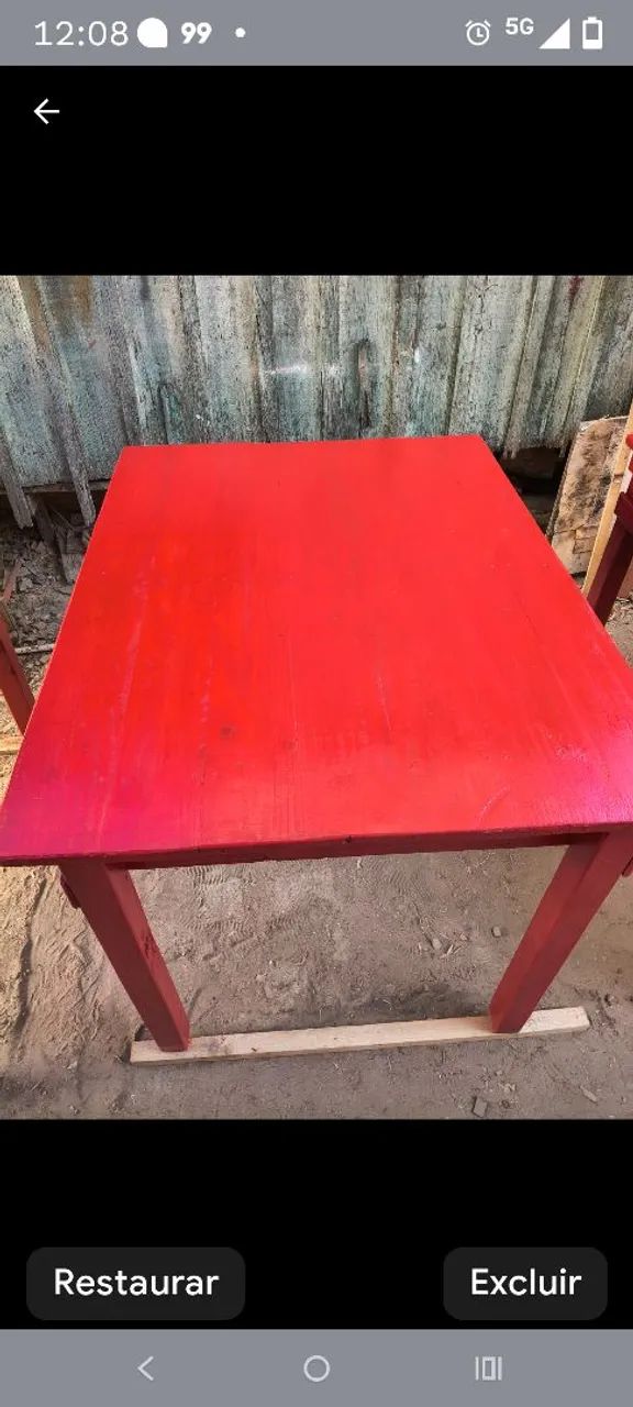 MESA DE MADEIRA - Foto 4