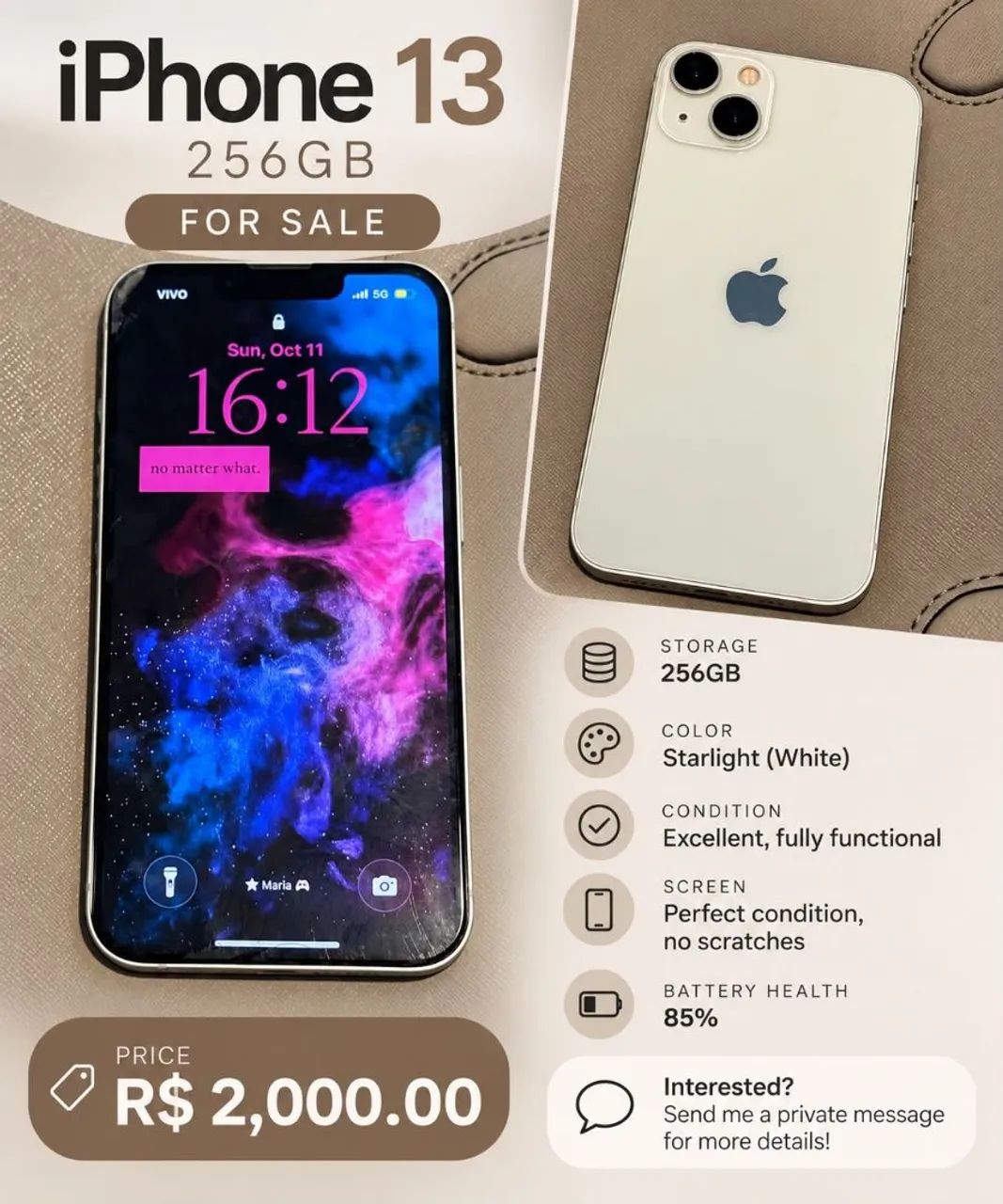 Iphone 13 256gb - Celulares e Smartphones - Laranjeiras, Rio de