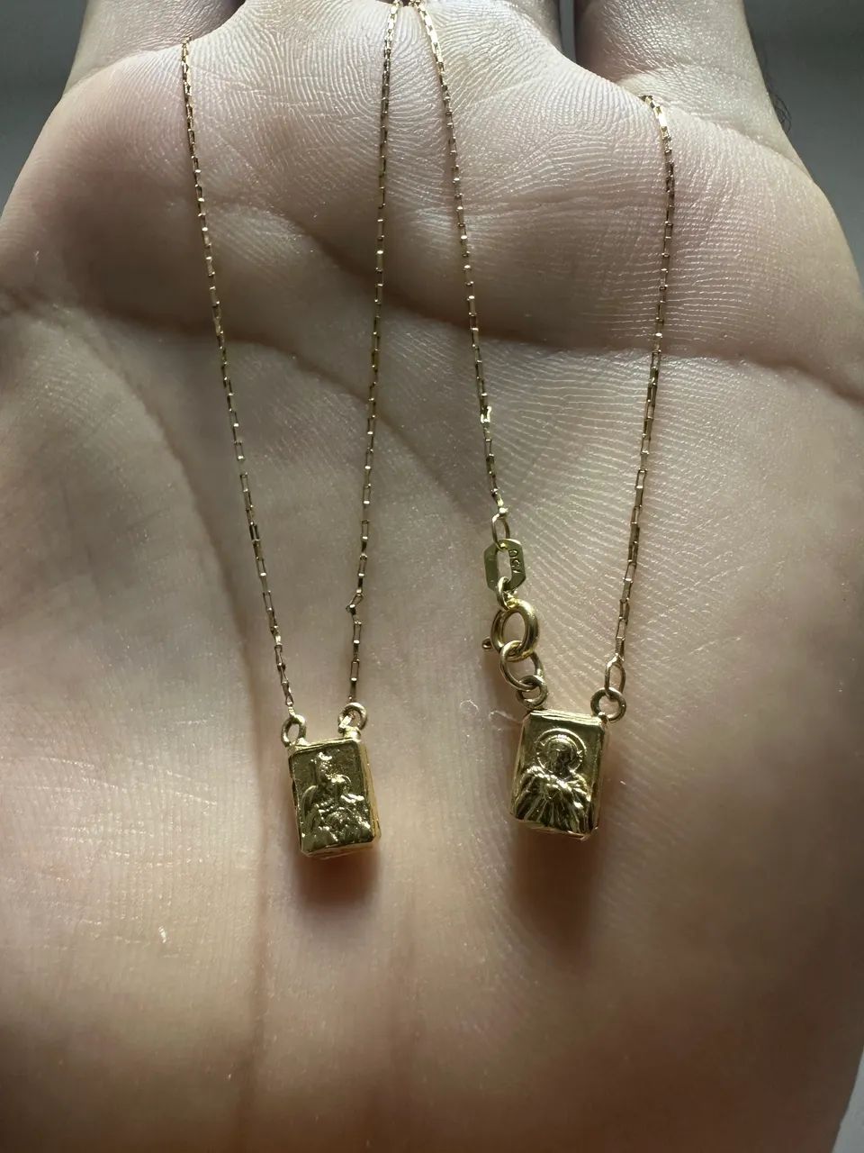 Corrente (escapulário de ouro) 3g - Foto 4