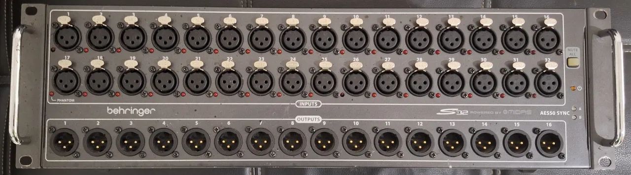 Stagebox Midas DL32 Behringer X32 ou M32<br>