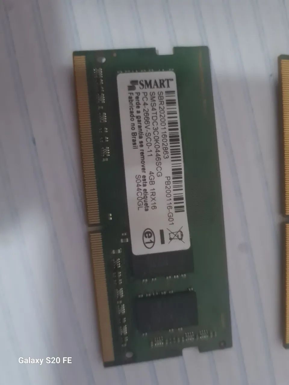 Memória ram ddr4