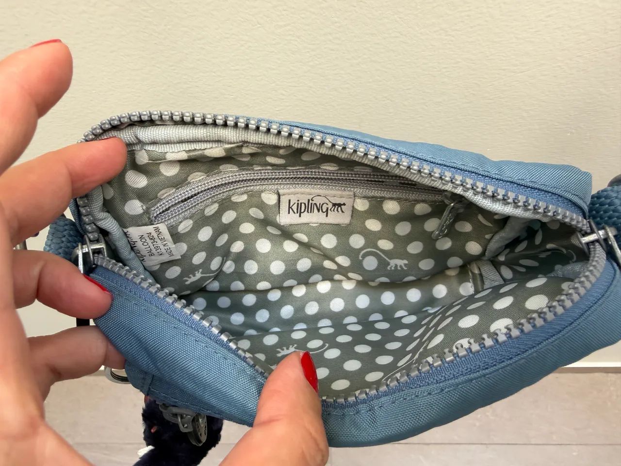 Bolsa Kipling ORIGINAL azul - Foto 3