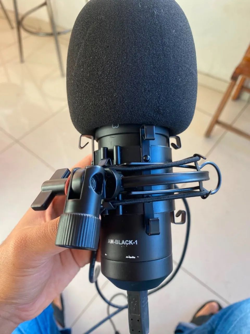 Microfone Condensador AM Black 1 - Foto 2