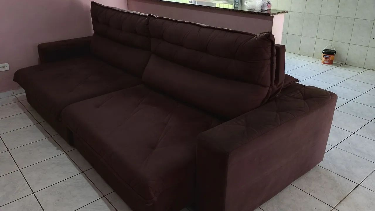 Sofá da marca king house 3 metros em ótimo estado 
