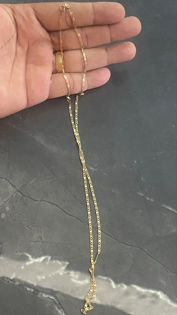 Cordão de ouro 18k piastrine - Foto 2