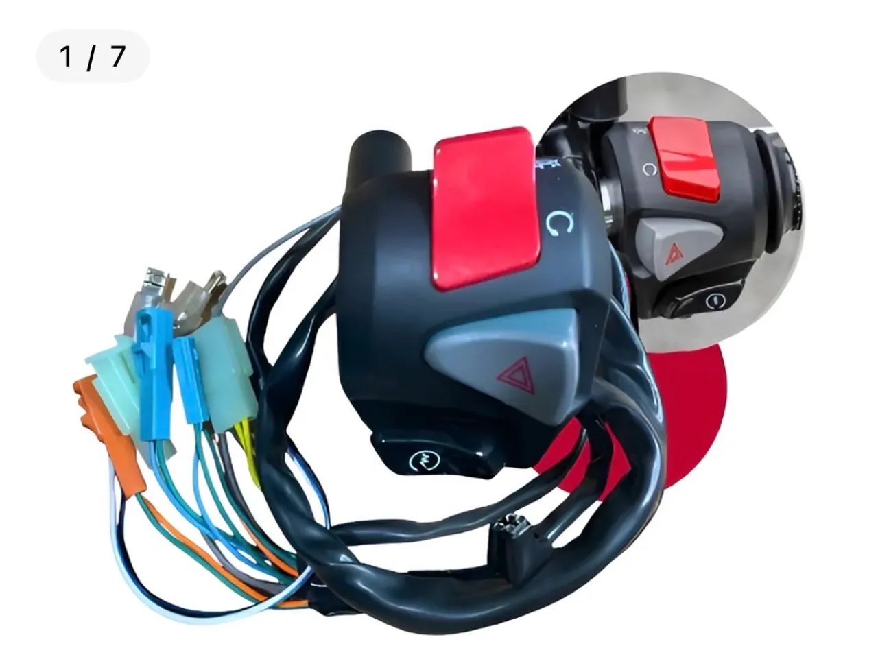 Punho Cb500 Com pisca alerta para 160 - Foto 5