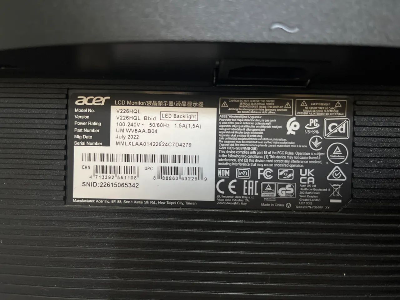 Monitor de escritório Acer - Foto 3