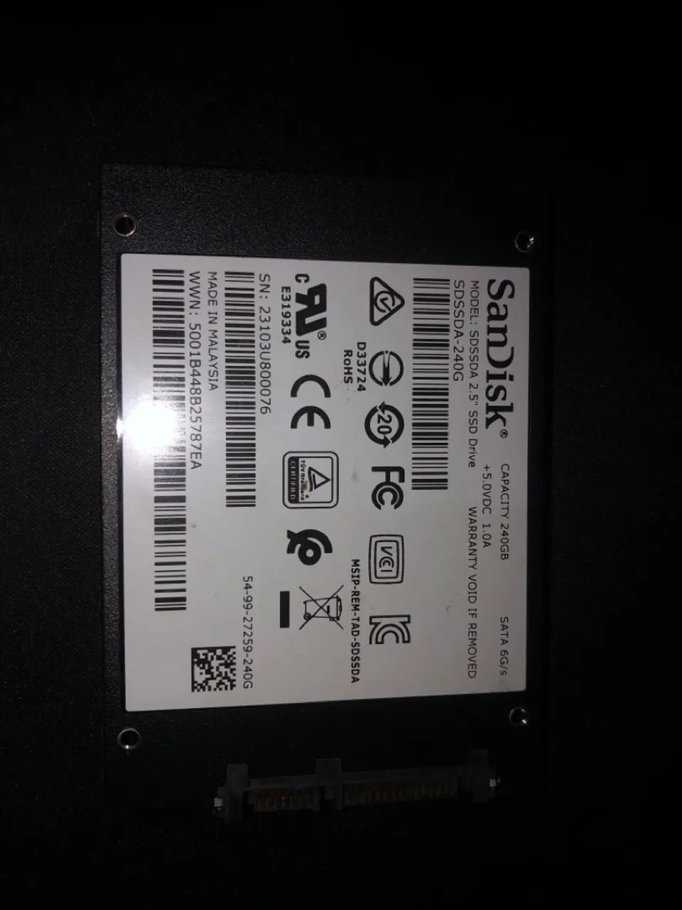 SSD 240gb Sandisk - Foto 2