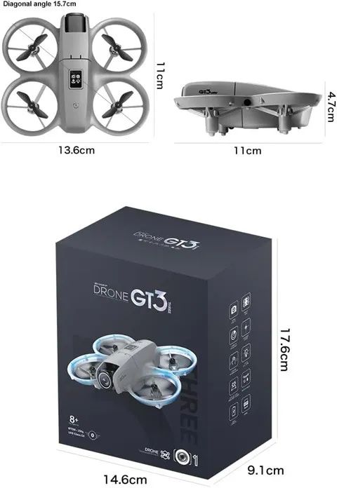 Drone GT3 Mini com sensores de obstáculos - Foto 2